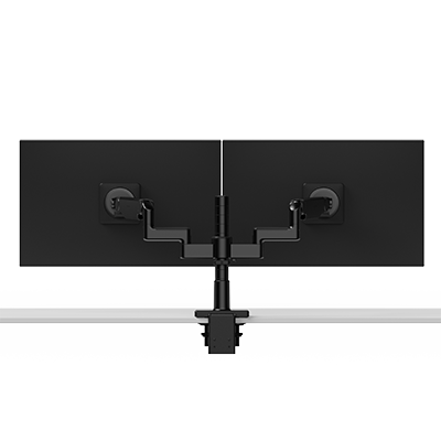 M/Flex M2.1 듀얼 모니터 암, 4”/다이내믹 링크, 12” 기둥, 100x100mm VESA