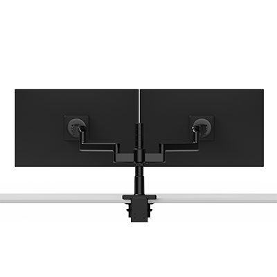 M/Flex M2.1 듀얼 모니터 암, 8”/다이내믹 링크, 12” 기둥, 100x100mm VESA