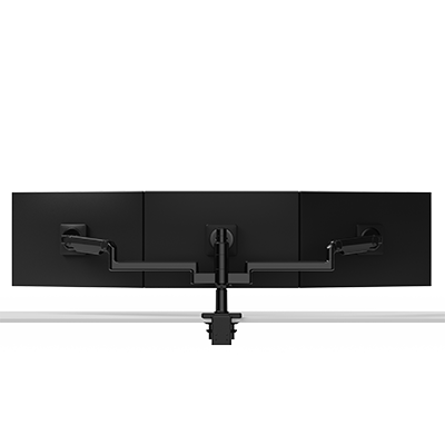 M/Flex M2.1 트리플 모니터 암, 12”/다이내믹 링크, 12” 기둥, 100x100mm VESA